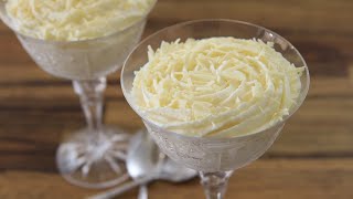 3Ingredient White Chocolate Mousse Recipe [upl. by Smallman]