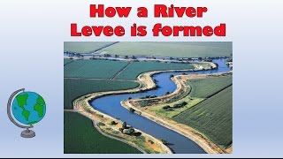 Natural River Levees  How are they formed Labelled diagram and explanation [upl. by Nedla720]