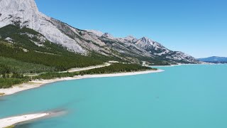 Abraham Lake crown land camping  Alberta Canada [upl. by Ailaro319]