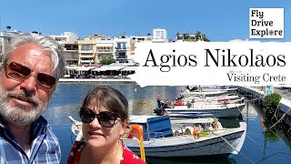 Whats It Like In Agios Nikolaos Crete  A Walk Into Town From Almyros Beach [upl. by Tatianas798]