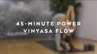 45Minute Power Vinyasa Flow With Briohny Smyth [upl. by Saxon]