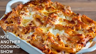 how to make BAKED ZITI PASTA AL FORNO [upl. by Eirak364]