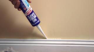 Selleys  How To Fill Gaps In Skirting Boards using No More Gaps  Product Demonstration [upl. by Aimahc]