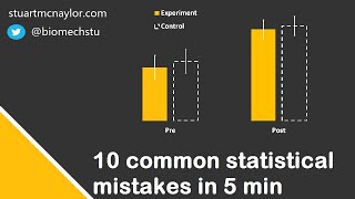 Ten Statistical Mistakes in 5 Min [upl. by Lavona615]