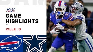 Bills vs Cowboys Week 13 Highlights  NFL 2019 [upl. by Sammons]