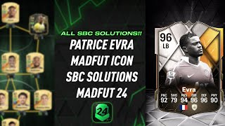 PATRICE EVRA  ALL 19 SBCS  Easiest Way Possible  MadFUT 24 [upl. by Aidan]