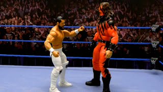 Andrade vs Undertaker as Kane – Casket Match Action Figure Showdown [upl. by Long]