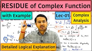 Residue of a Complex Function Part1 [upl. by Lzeil]