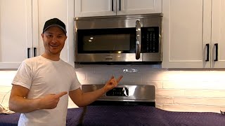 Installing an Over the Range Microwave Hood [upl. by Einwahs876]