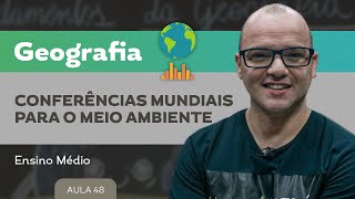 Conferências mundiais para o meio ambiente​  Geografia  Ensino Médio [upl. by Lateh]