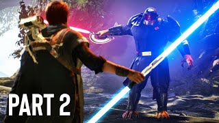 Star Wars Jedi Fallen Order Gameplay Walkthrough Part 2 DOUBLE BLADED LIGHTSABER [upl. by Bocoj494]