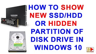 SSD Not Showing up in File Explorer Windows 11 amp 10  How to Get New Disk Drive or Partition Show Up [upl. by Roxane]