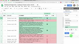 Spreadsheet Magic for Assignment Tracking [upl. by Aniras]