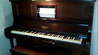 1928 Themola London Pianola  Cowboy Saloon Roll [upl. by Anastasia]