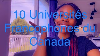 10 Université francophone du Canada [upl. by Rowley]