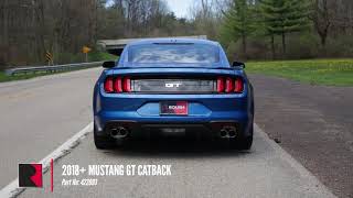 2018 Mustang GT ROUSH Catback Exhaust  ROUSH Performance [upl. by Gillie]