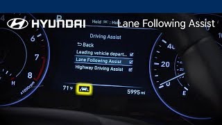 Lane Following Assist Explained  Hyundai [upl. by Lethia]