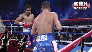 Pacquiao vence a Algieri y sueña con Mayweather [upl. by Biebel]