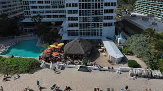 Ocean Manor Hotel amp Bamboo Beach Tiki Bar in Fort Lauderdale Florida [upl. by Arbmat]