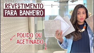 Qual é o melhor piso para banheiro Larissa Reis Arquitetura [upl. by Obara]