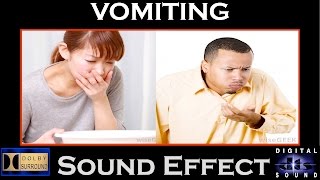 Vomiting Sound Effect  HI  RES AUDIO [upl. by Akehsyt]