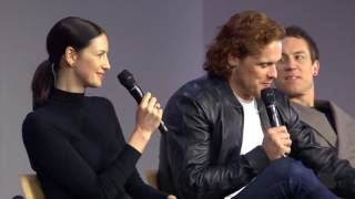 Outlander Cast Interview with Caitriona Balfe Sam Heughan Tobias Menzies and Maril Davis [upl. by Dane]