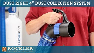 Dust RIGHT 4quot Dust Collection System  Rockler Woodworking [upl. by Madi]