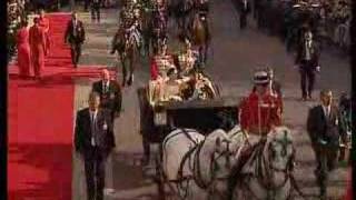 Frederik amp Mary of Denmarks Wedding Carriage Ride [upl. by Nauqram306]