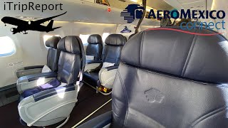 Aeromexico Connect E190 Clase Premier Review [upl. by Nakada480]