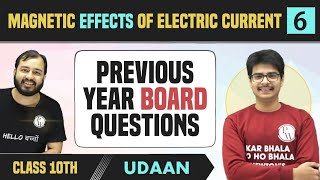 Magnetic Effects of Electric Current 06  Previous Year Board Questions  NCERT Key Questions [upl. by Etam396]