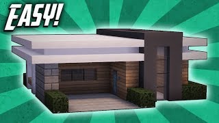 Minecraft How To Build A Small Modern House Tutorial 11 [upl. by Ralston725]