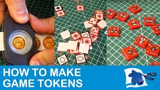 How to Make Tokens  Dining Table Print and Play [upl. by Damle]