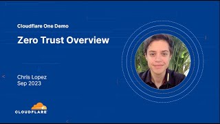 Cloudflare One  Zero Trust Platform Overview [upl. by Conard]