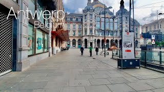 Antwerp Belgium  Walking Tour In The City Of Diamonds 💎 4K [upl. by Artenehs165]