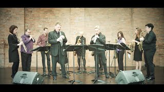 Roland Aerophone ensemble with acoustic saxophones [upl. by Setarcos]