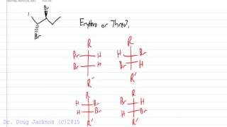 Erythro and Threo Stereoisomers [upl. by Junno]