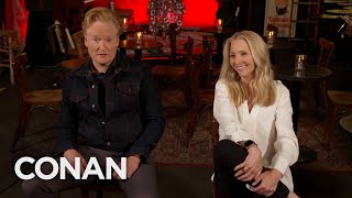 Conan amp Lisa Kudrow Visit The Theater Where They Met  CONAN on TBS [upl. by Intyrb]