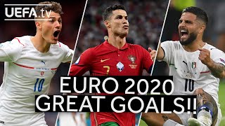 SCHICK RONALDO INSIGNE  Great EURO 2020 GOALS [upl. by Georgeanne998]