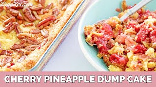 Cherry Pineapple Dump Cake [upl. by Ydnerb]