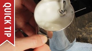 How to AutoFroth Milk for Lattes [upl. by Okuy]