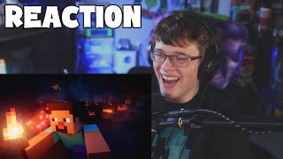 Minecraft Caves amp Cliffs Update Part II Official Trailer REACTION [upl. by Diba]