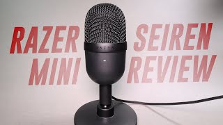 Razer Seiren Mini Mic Review  Test Compared to Seiren X Snowball NTUSB Mini Yeti Nano [upl. by Katrine741]