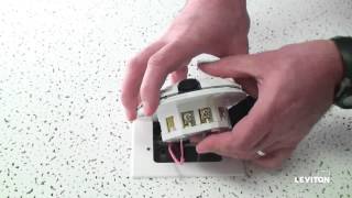 How to Install a Leviton Provolt ODC Occupancy Sensor [upl. by Enaxor]