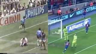 Maradona vs Messi • Goal of the century [upl. by Giustina]