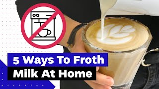 How To Froth Milk At Home Best Milk Frothers Review [upl. by Hoag]