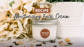 DIY Moisturizing Face Cream Recipe with Essential Oils [upl. by Hazeefah]