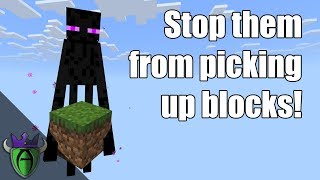 How to Prevent Endermen from Ruining Your Worlds Minecraft Bedrock AddOn [upl. by Ayikin240]