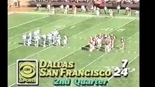 Dallas Cowboys vs San Francisco 49ers 1981 [upl. by Ybhsa]