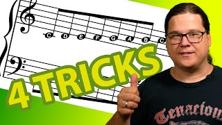 Noten lesen lernen  4 Tricks [upl. by Jarvey655]