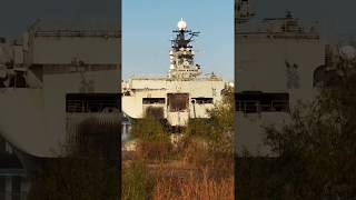 Abandoned Soviet Aircraft carrier Minsk in Nantong China  part 2 [upl. by Regnig345]